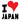 Unisex Hoodie - I Love Japan Red