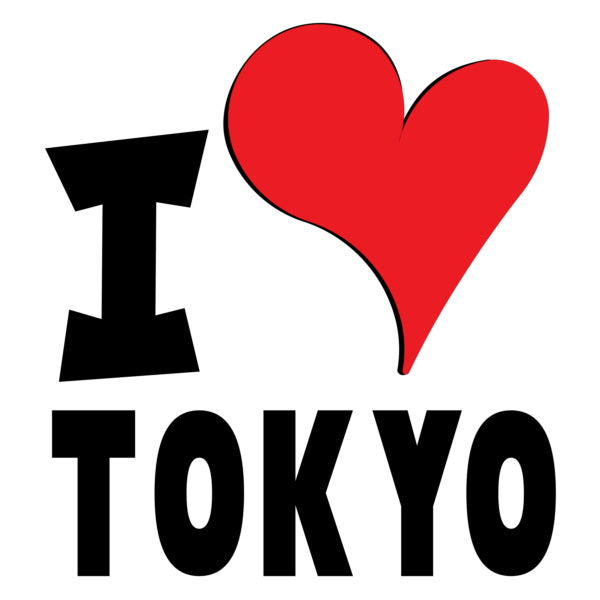 Unisex Hoodie - I Love Tokyo Red