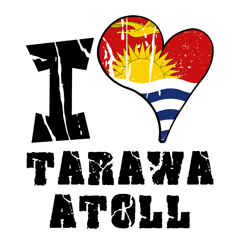 Unisex Hoodie - I Love tarawa Atoll