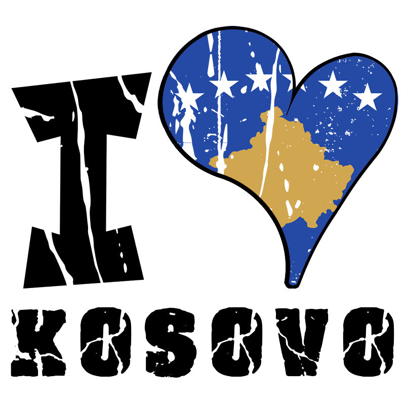 Unisex Hoodie - I Love Kosovo