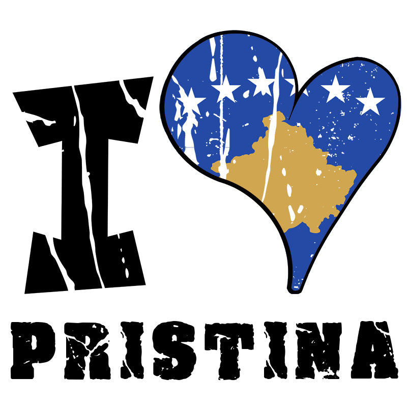 Unisex t-shirt - I Love Pristina