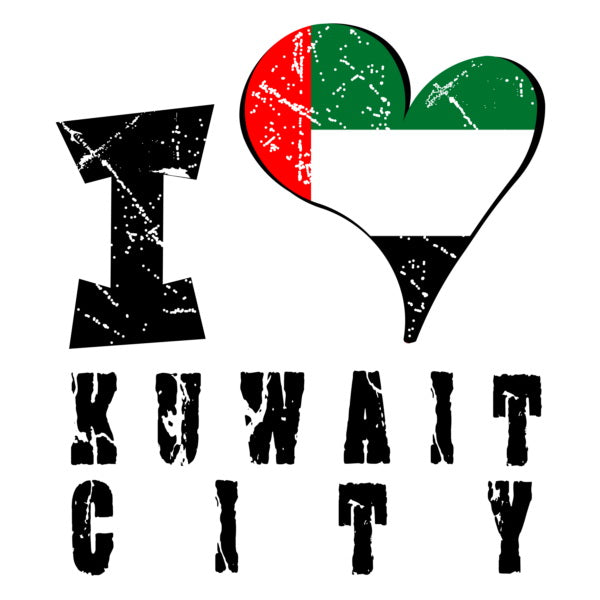 Unisex Hoodie - I Love Kuwait City