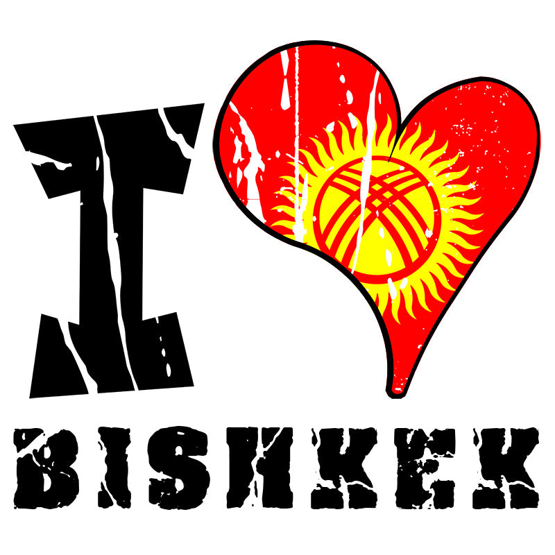 Unisex Hoodie - I Love Bishkek