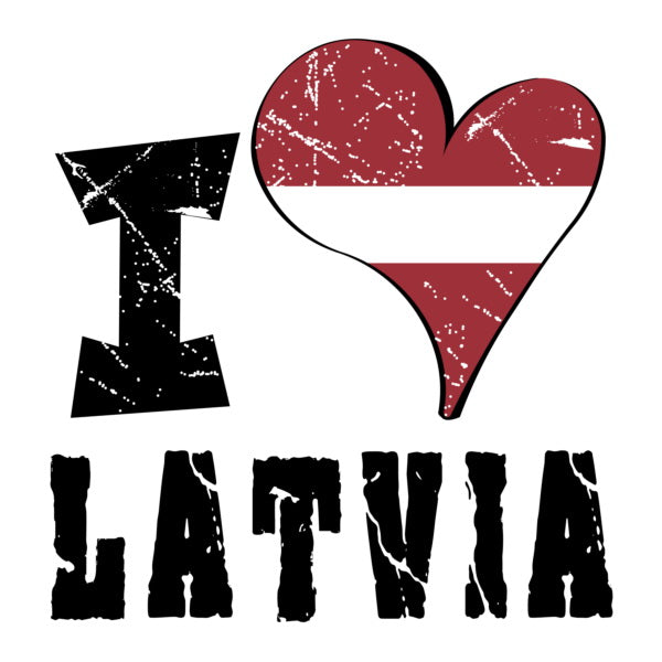 Unisex t-shirt - I Love Latvia