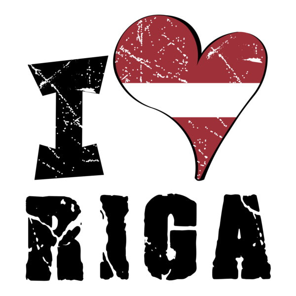 Unisex Hoodie - I Love Riga