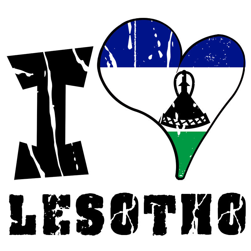 Unisex t-shirt - I Love Lesotho