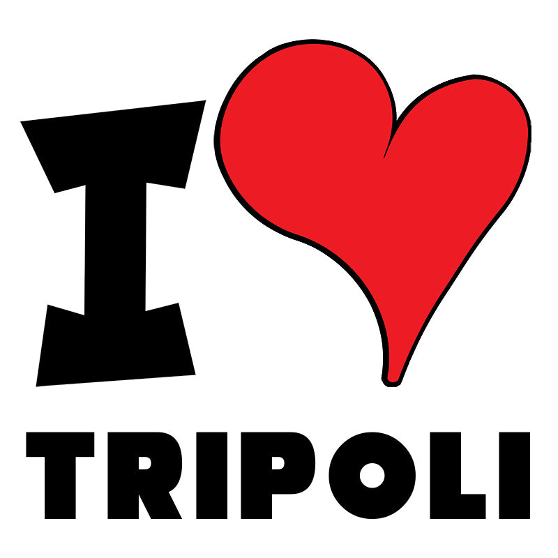 Unisex t-shirt - I Love Tripoli Red