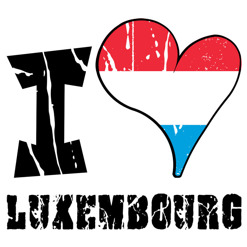 Unisex Hoodie - I Love Luxembourg