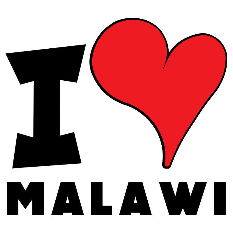 Unisex Hoodie - I Love Malawi Red