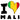 Unisex t-shirt - I Love Mali Flag