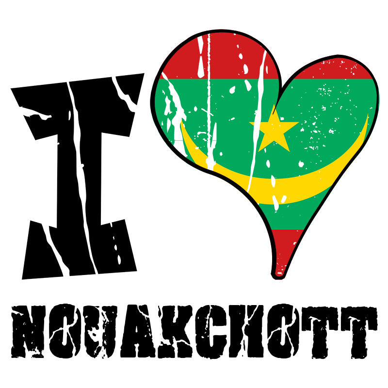 Unisex Hoodie - I Love Nouakchott