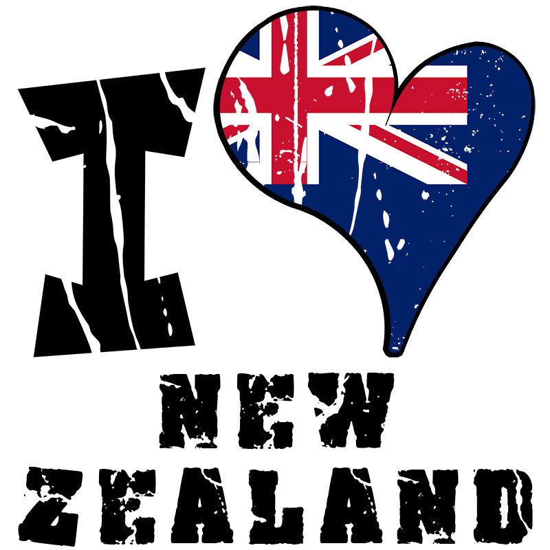 Unisex Hoodie - I Love New Zealand