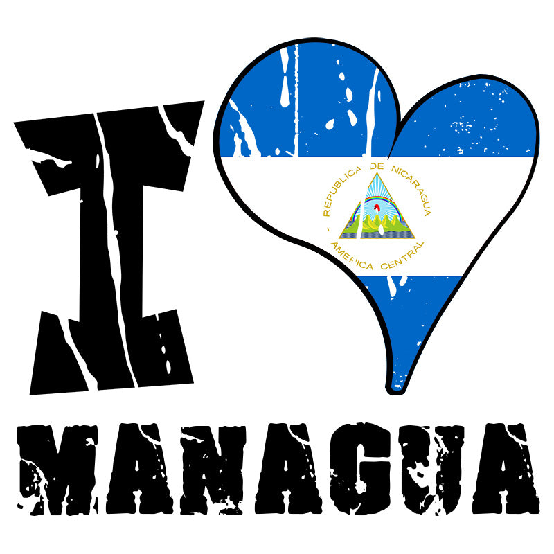 Unisex Hoodie - I Love Managua