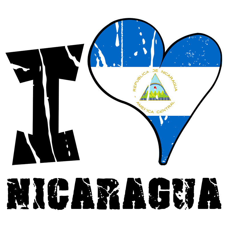 Unisex Hoodie - I Love Nicaragua