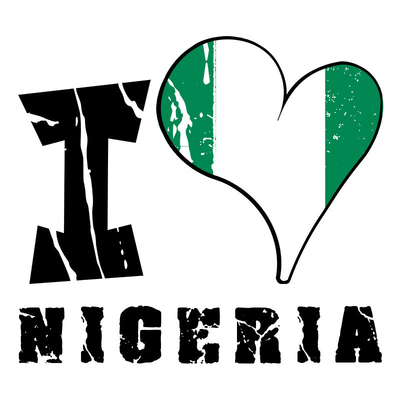 Unisex Hoodie - I Love Nigeria