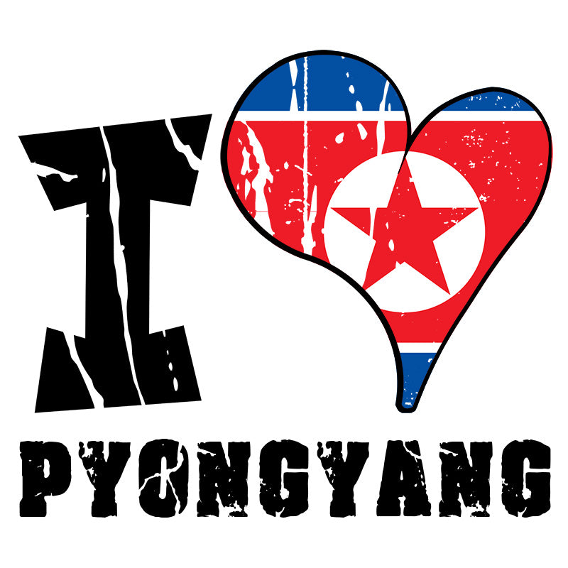 Unisex Hoodie - I Love Pyongyang