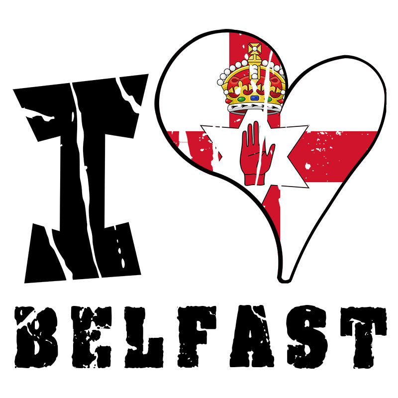 Unisex Hoodie - I Love Belfast