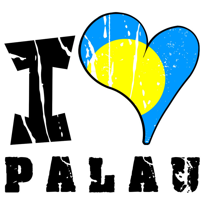 Unisex Hoodie - I Love Palau