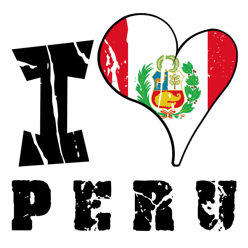 Unisex Hoodie - I Love Peru