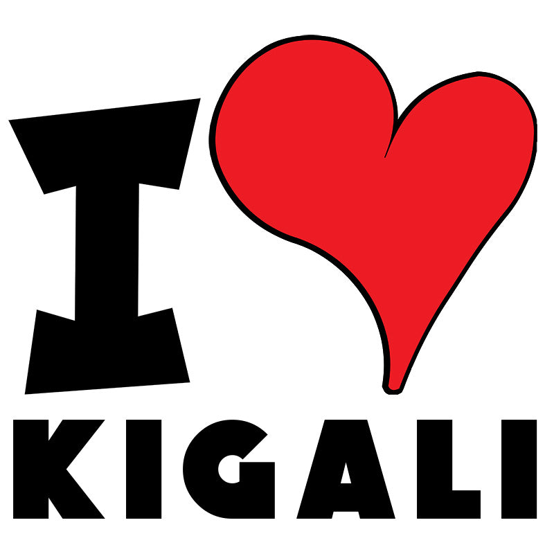 Unisex Hoodie - I Love Kigali Red