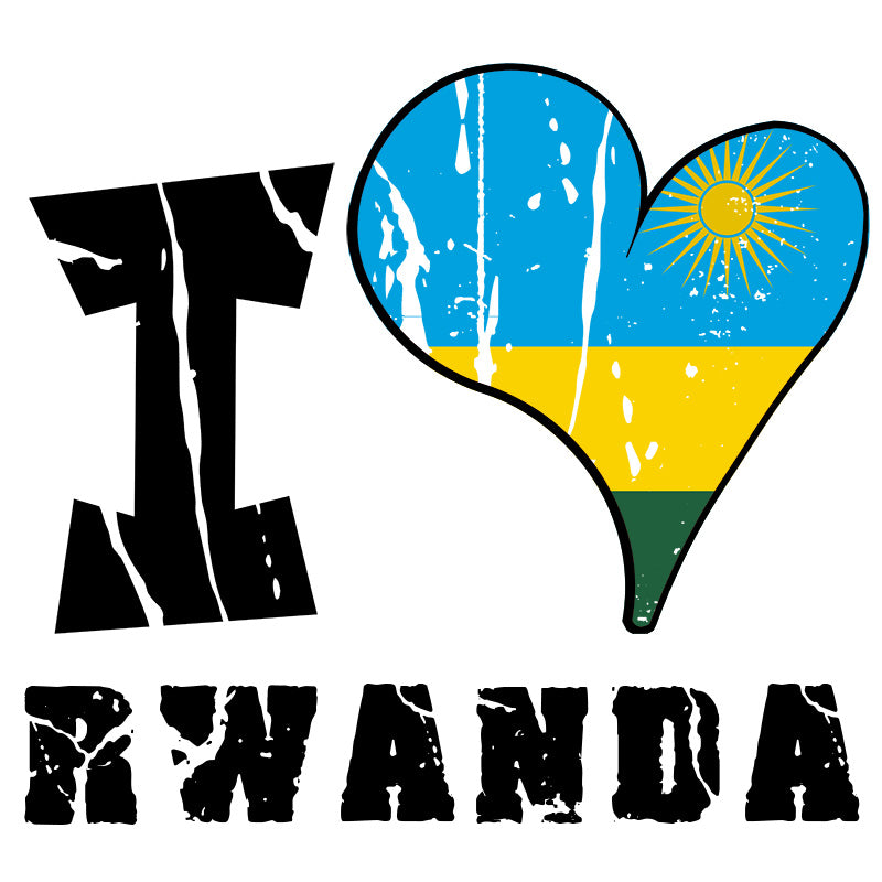 Unisex Hoodie - I Love Rwanda