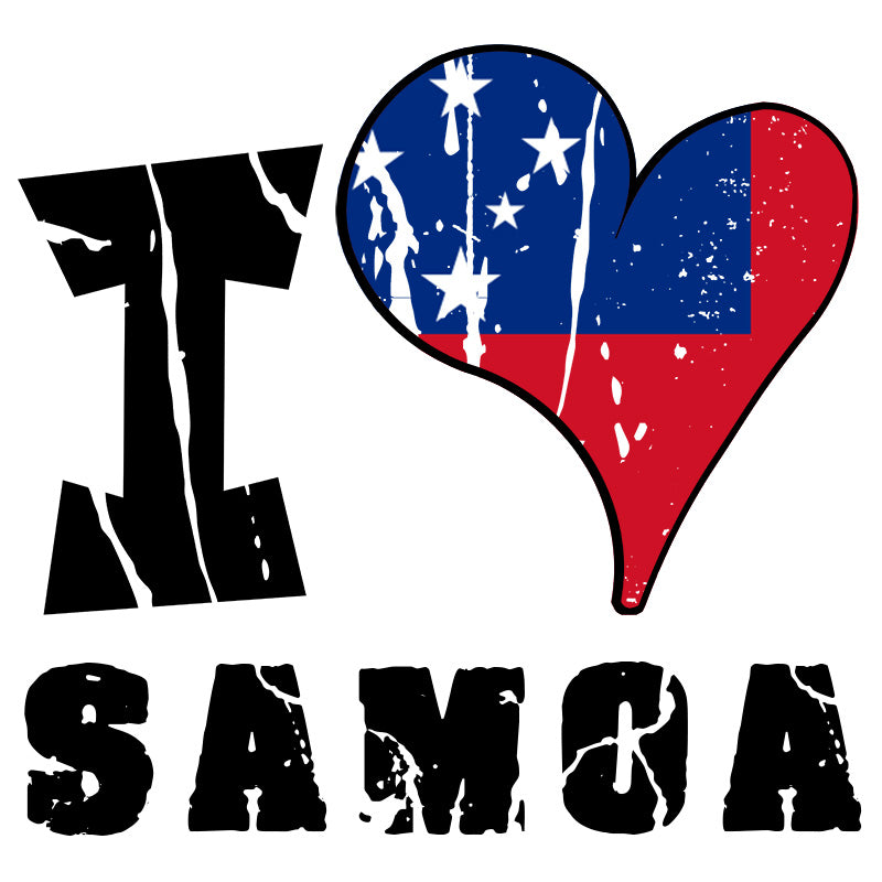 Unisex Hoodie - I Love Samoa