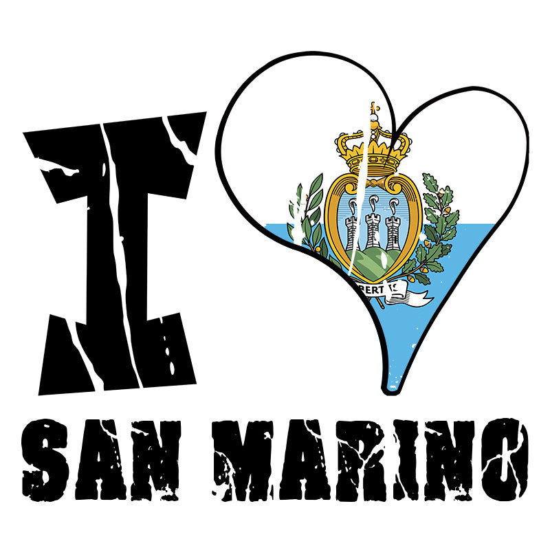 Unisex Hoodie - I Love San Marino