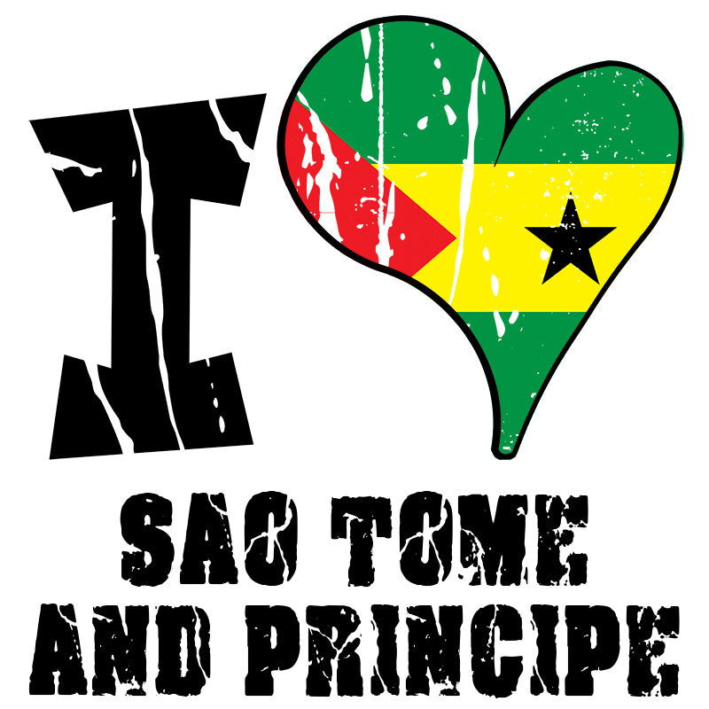 Unisex t-shirt - I Love São Tomé and Príncipe