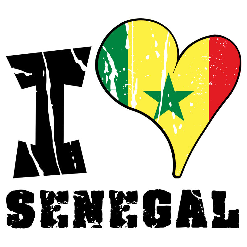 Unisex Hoodie - I Love Senegal