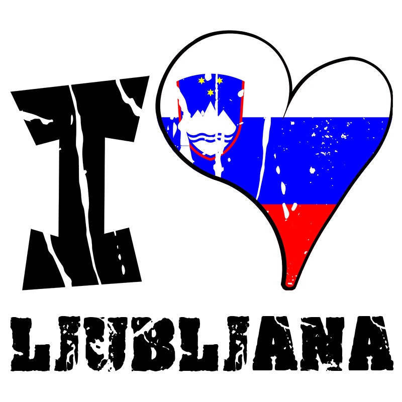 Unisex t-shirt - I Love Ljubljana