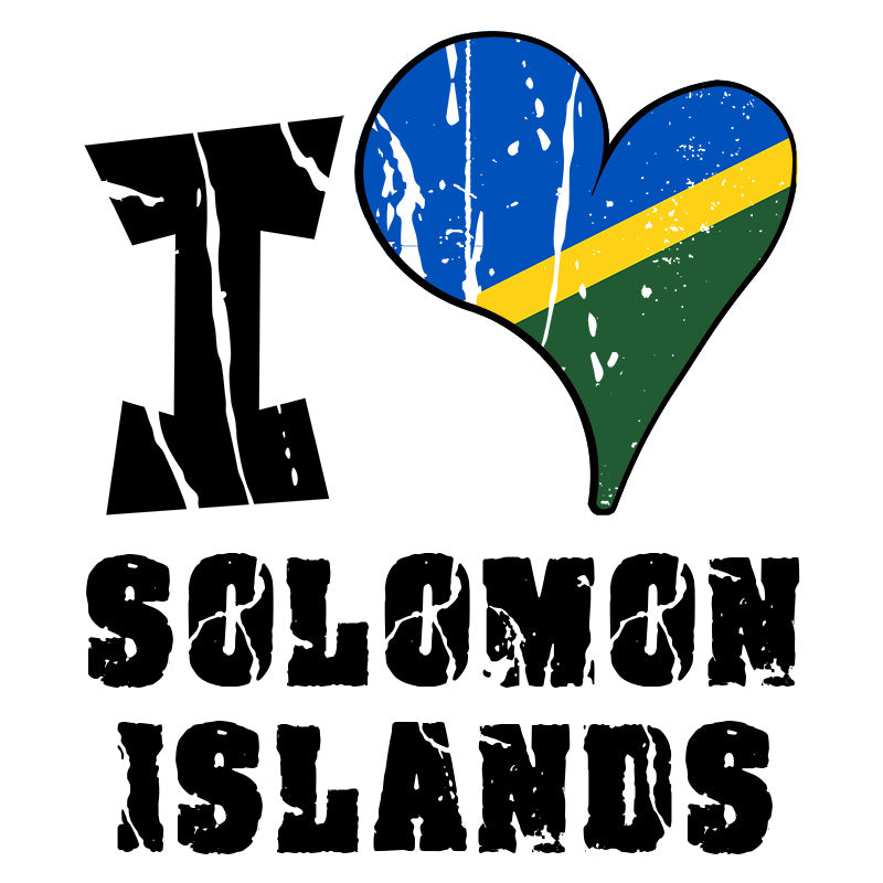 Unisex Hoodie - I Love Solomon Islands