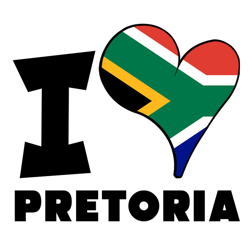 Unisex Sweatshirt - I Love Pretoria Flag