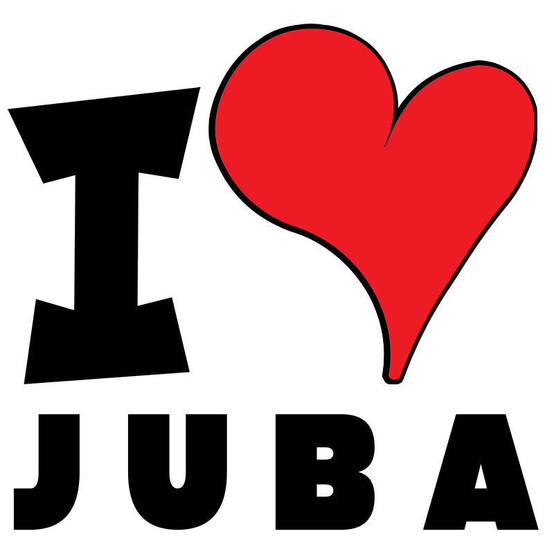 Unisex t-shirt - I Love Juba Red