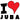 Unisex Hoodie - I Love Juba Red