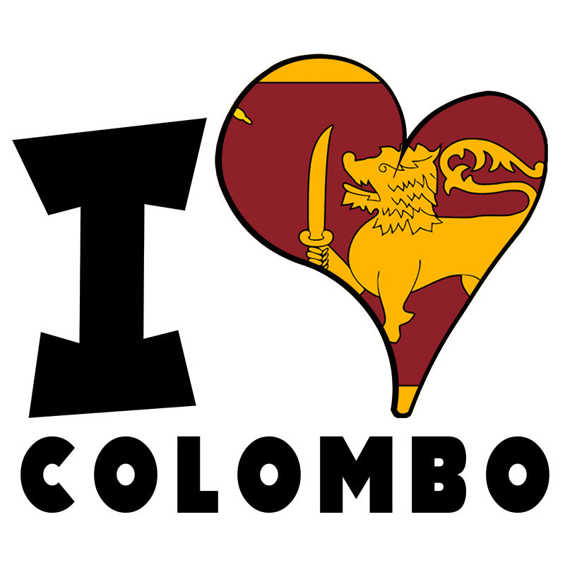 Unisex Hoodie - I Love Colombo Flag