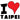 Unisex t-shirt - "I Love Taipei" Heart Design