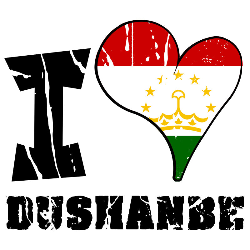 Unisex Hoodie - I Love Dushanbe