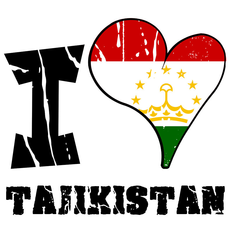 Unisex Hoodie - I Love Tajikistan