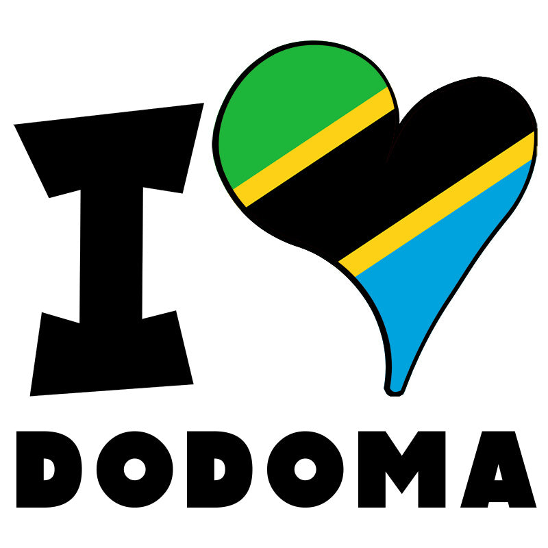 Unisex t-shirt - I Love Dodoma Flag