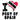 Unisex Sweatshirt - I Love Port of Spain with scratchy flag