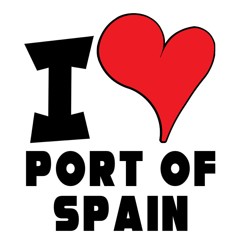 Unisex t-shirt - I Love Port of Spain Red