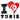 Unisex t-shirt - "I Love Tunis" with scratchy flag