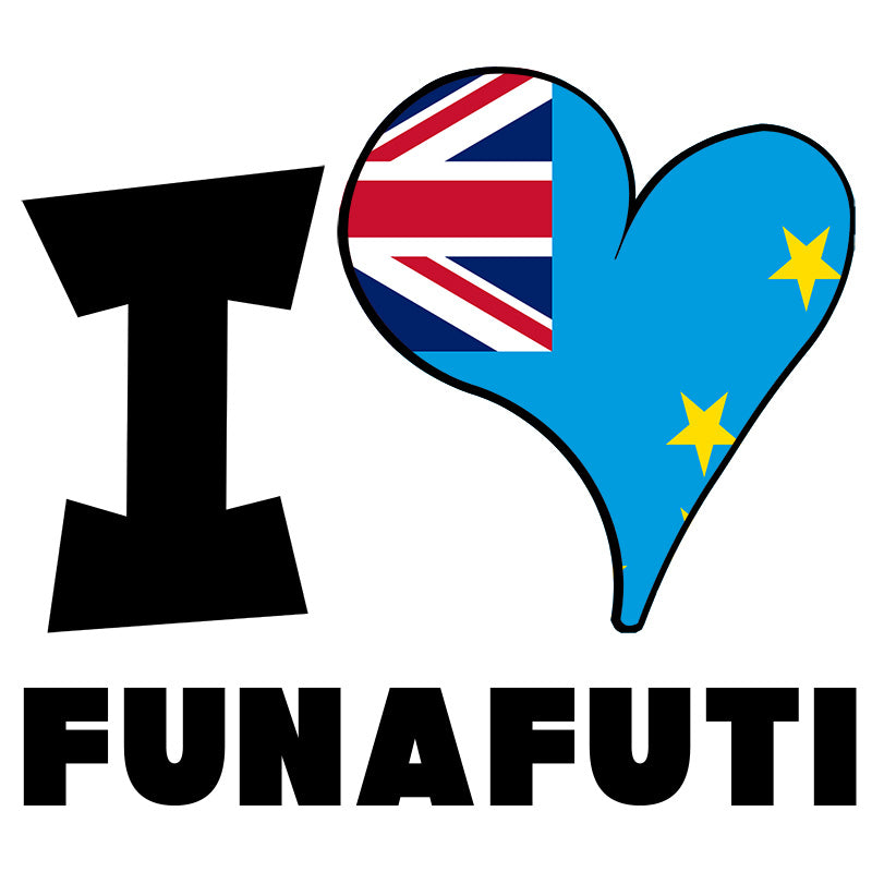 Unisex t-shirt - I Love Funafuti Flag