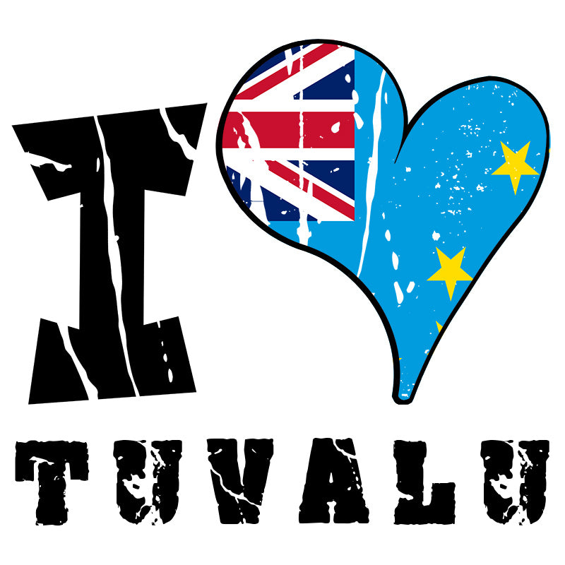 Unisex Hoodie - I Love Tuvalu