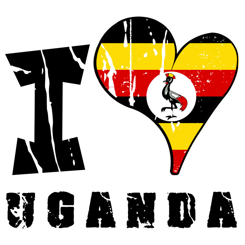 Unisex Hoodie - I Love Uganda