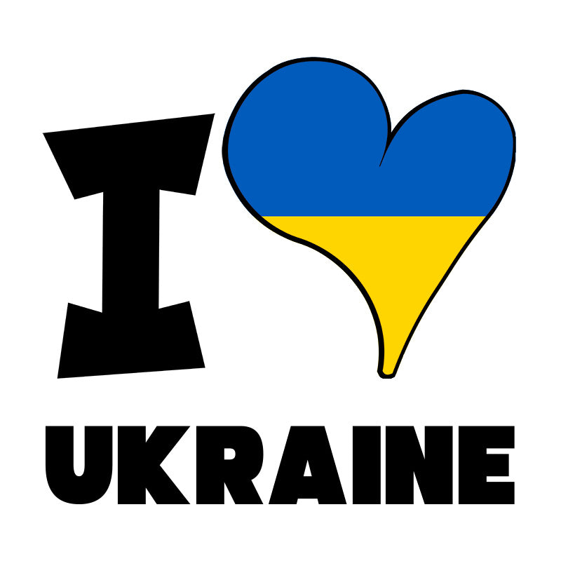 Unisex t-shirt - I Love Ukraine Flag