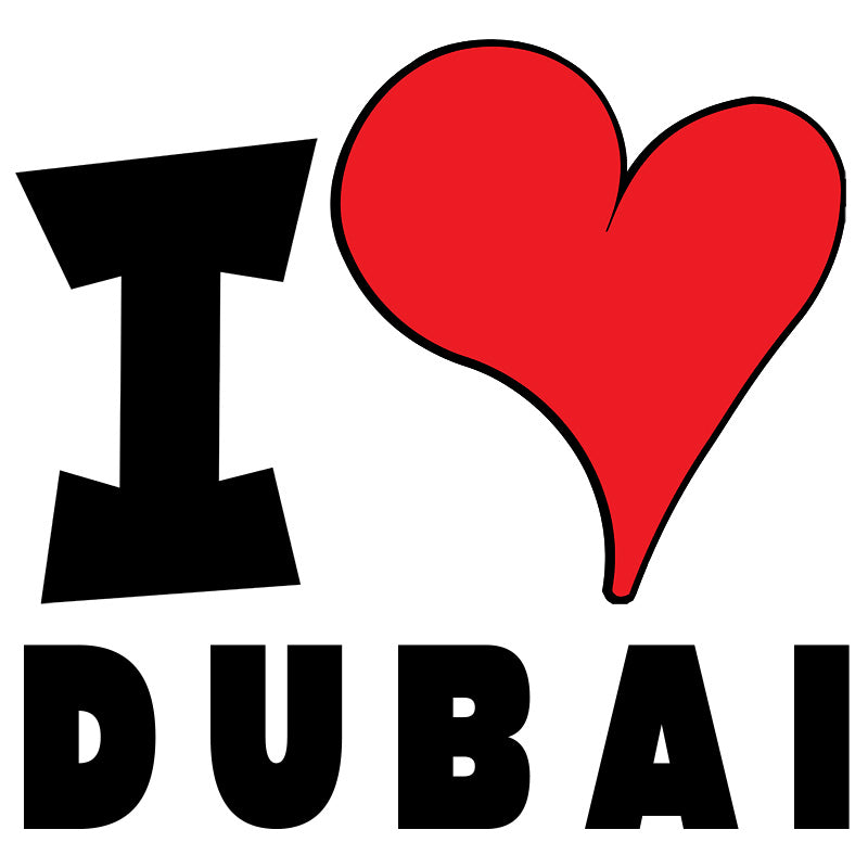 Unisex t-shirt - I Love Dubai Red