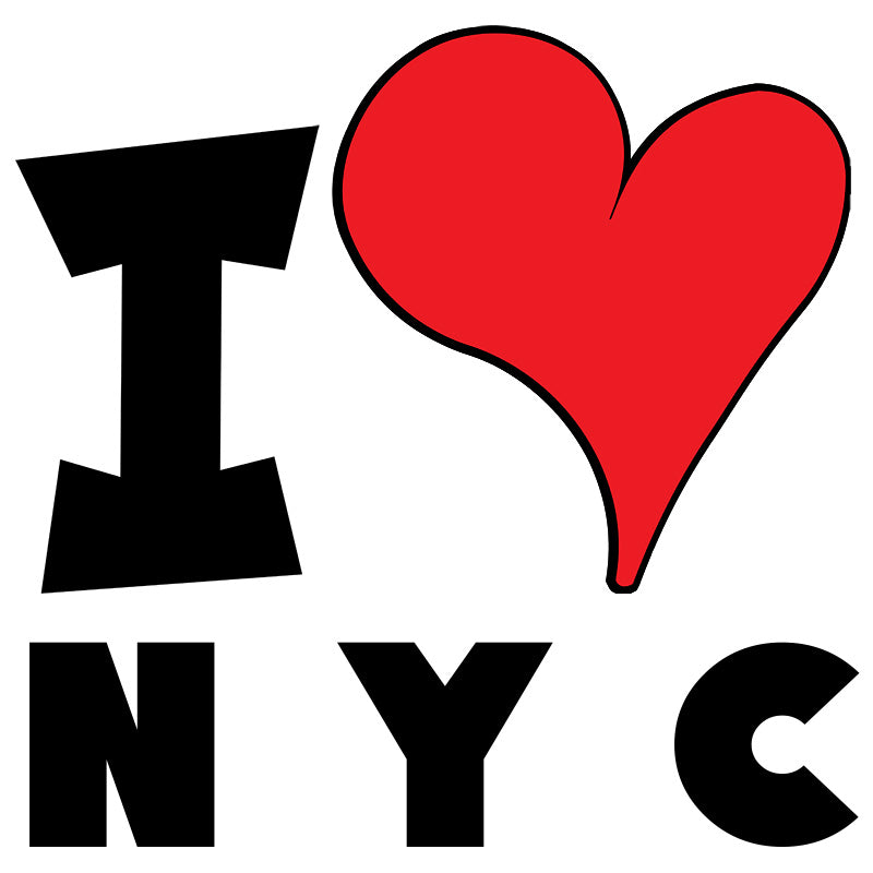 Unisex Hoodie - I Love NYC Red