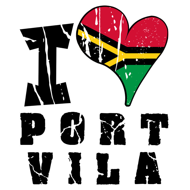 Unisex Hoodie - I Love Port Vila