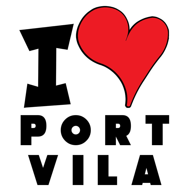 Unisex t-shirt - I Love Port Vila Red